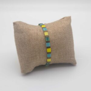 Bracelet Rectangle – Perles carrées – Bahia – Harmonie