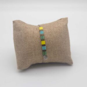 Bracelet Rectangle – Perles carrées – Bahia – Harmonie