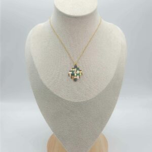 Pendentif losange Chlorophylle