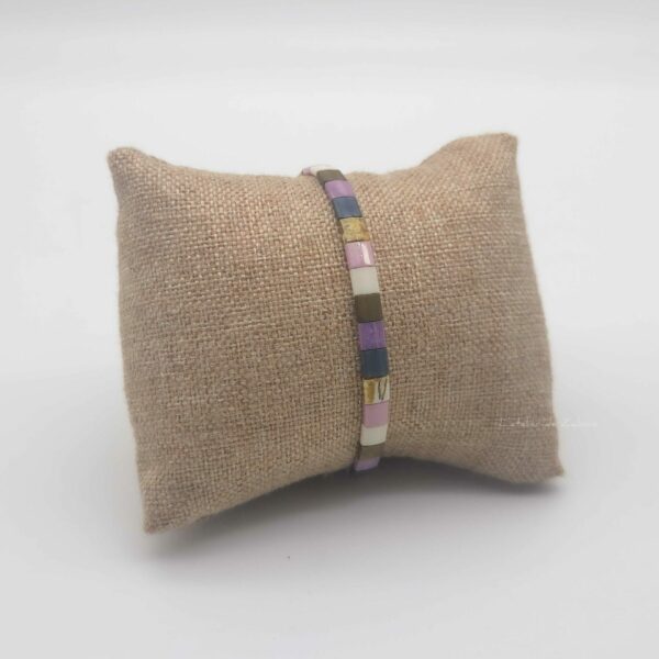 Bracelet  simple rang  – La Vie en Rose – Harmonie