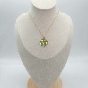 Pendentif losange Bahia