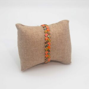 Bracelet Ecailles de Dragon Simple – Perles carrées – Comanche