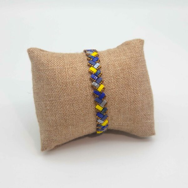 Bracelet  Ecailles de Dragon Simple – Perles carrées – Pagolin