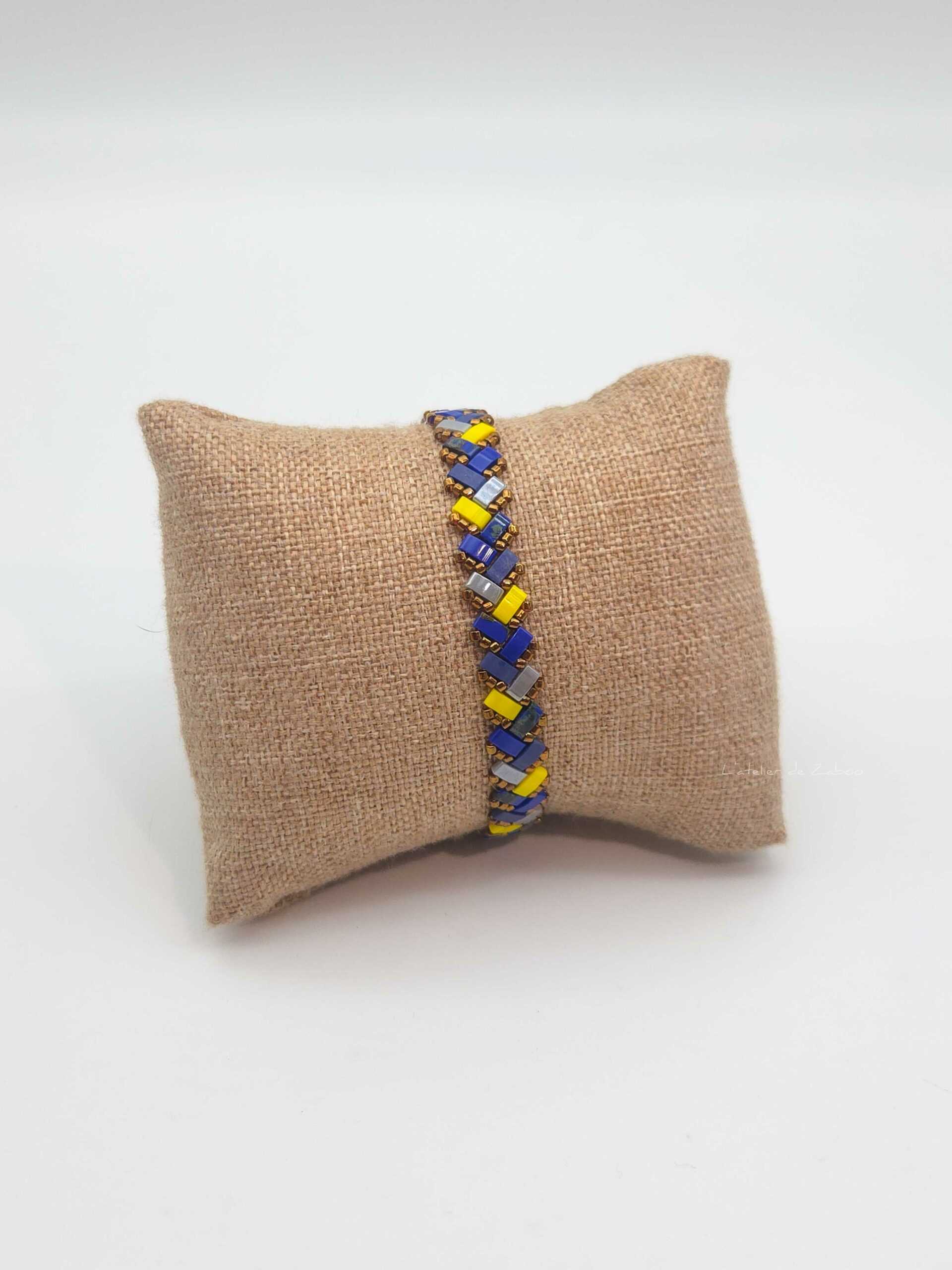 Bracelet Ecailles de Dragon Simple - Perles carrées – Pagolin