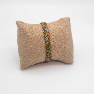 Bracelet  Ecailles de Dragon Simple – Perles carrées – Sirocco