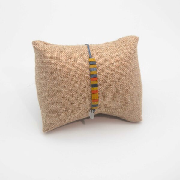 Bracelet Rectangle – Perles carrées – Savane – Sauvage